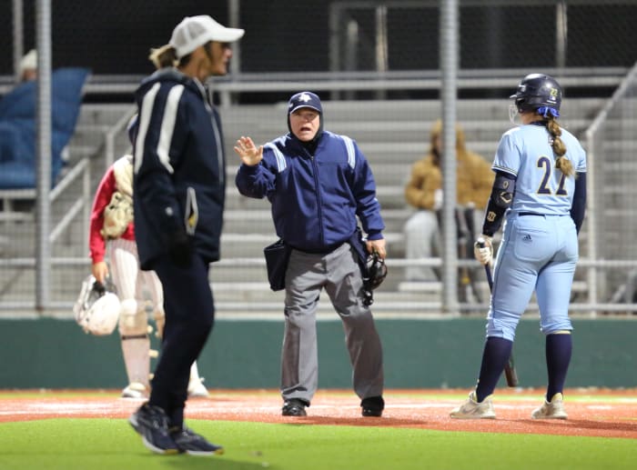 Montgomery Lake Creek Allen Texas softball Allen Tournament 022323 Brian McLean 20